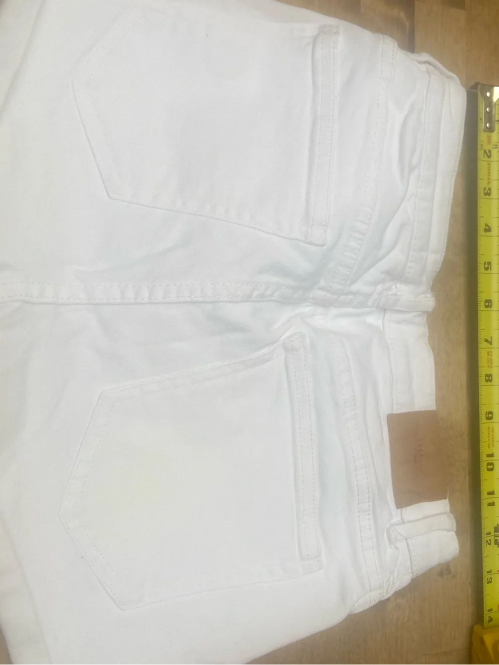 Zara White Denim Shorts - Authentic Denim